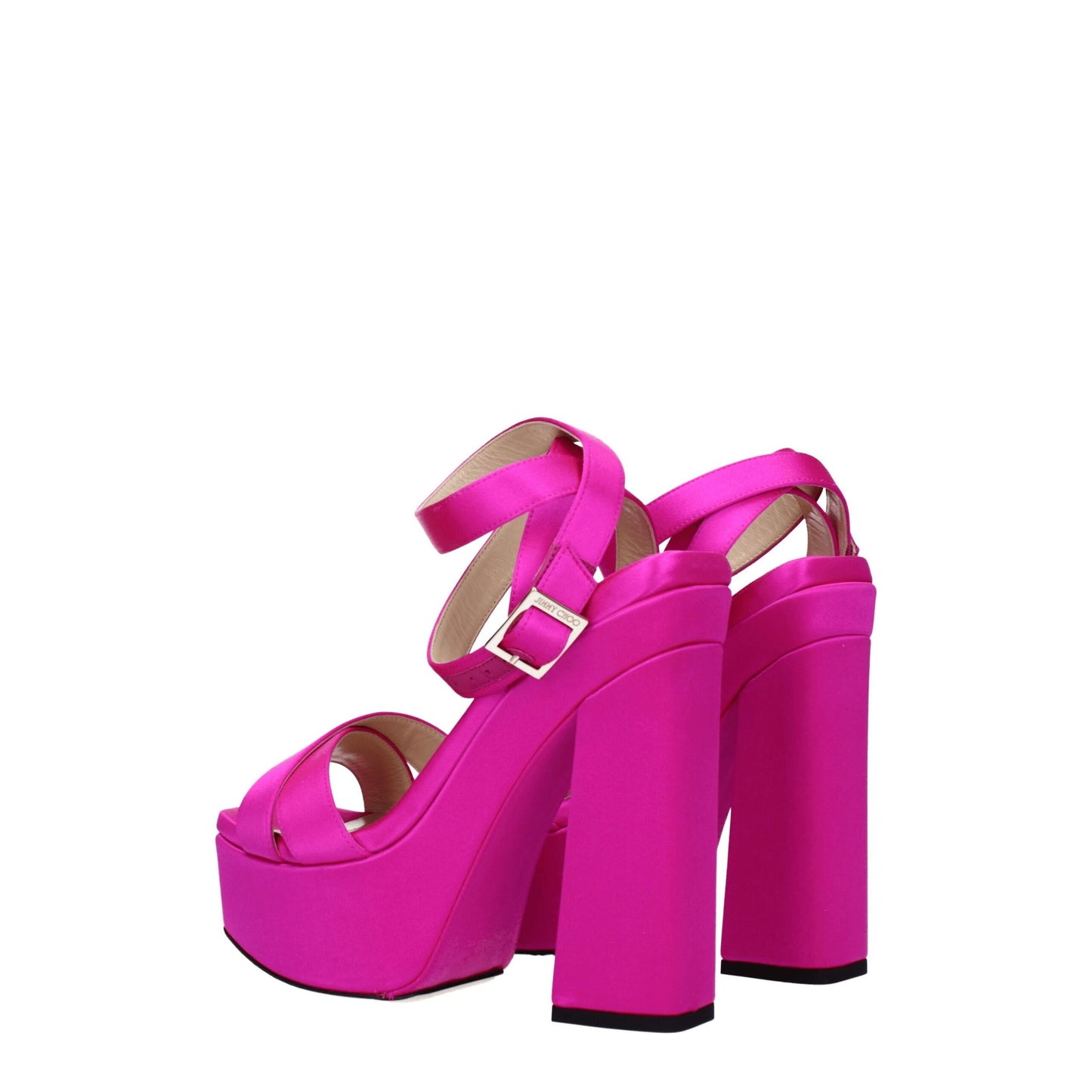 Jimmy Choo Pink Satin Sandal