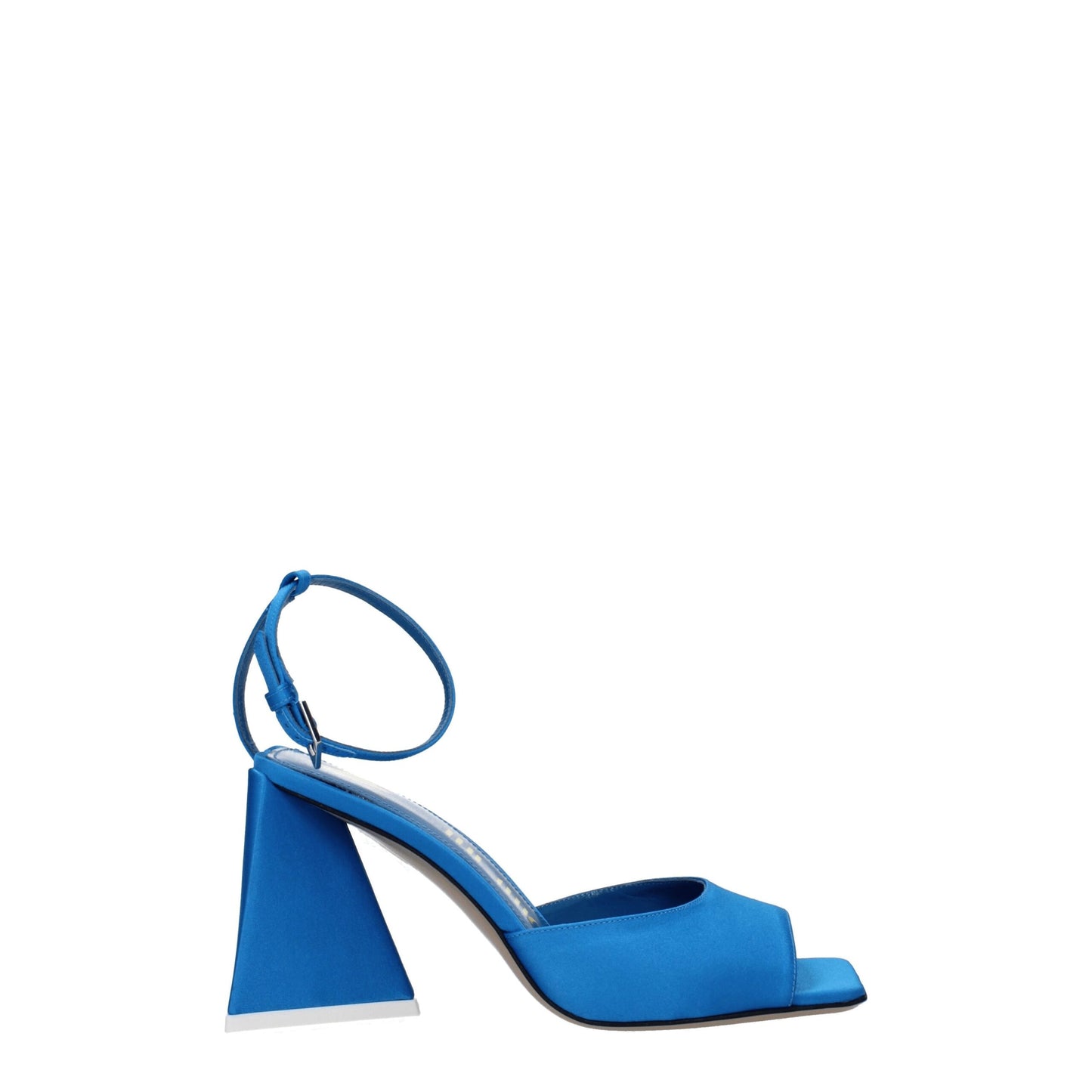 The Attico Blue Satin Sandal