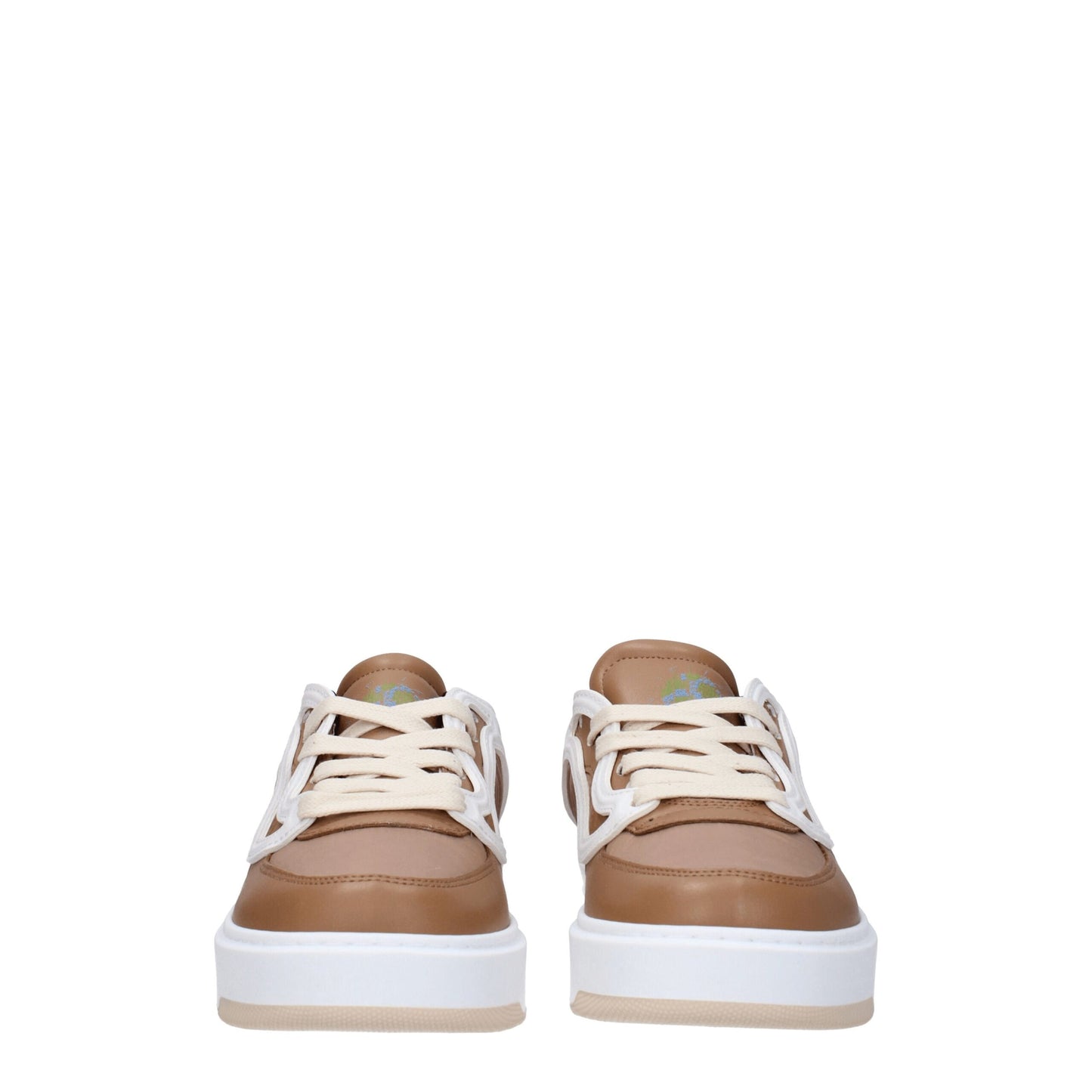 Stella McCartney Brown Fabric Sneakers