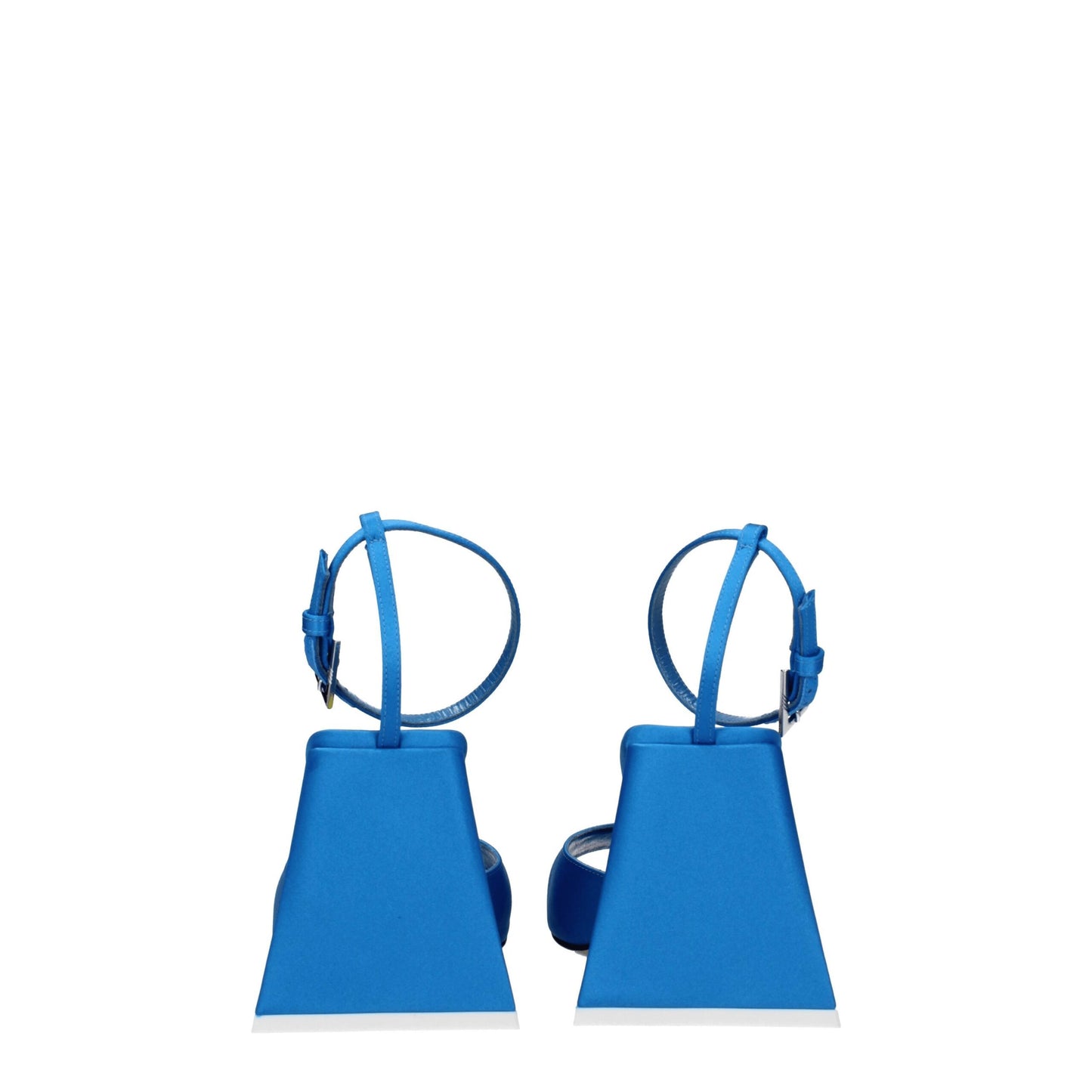 The Attico Blue Satin Sandal