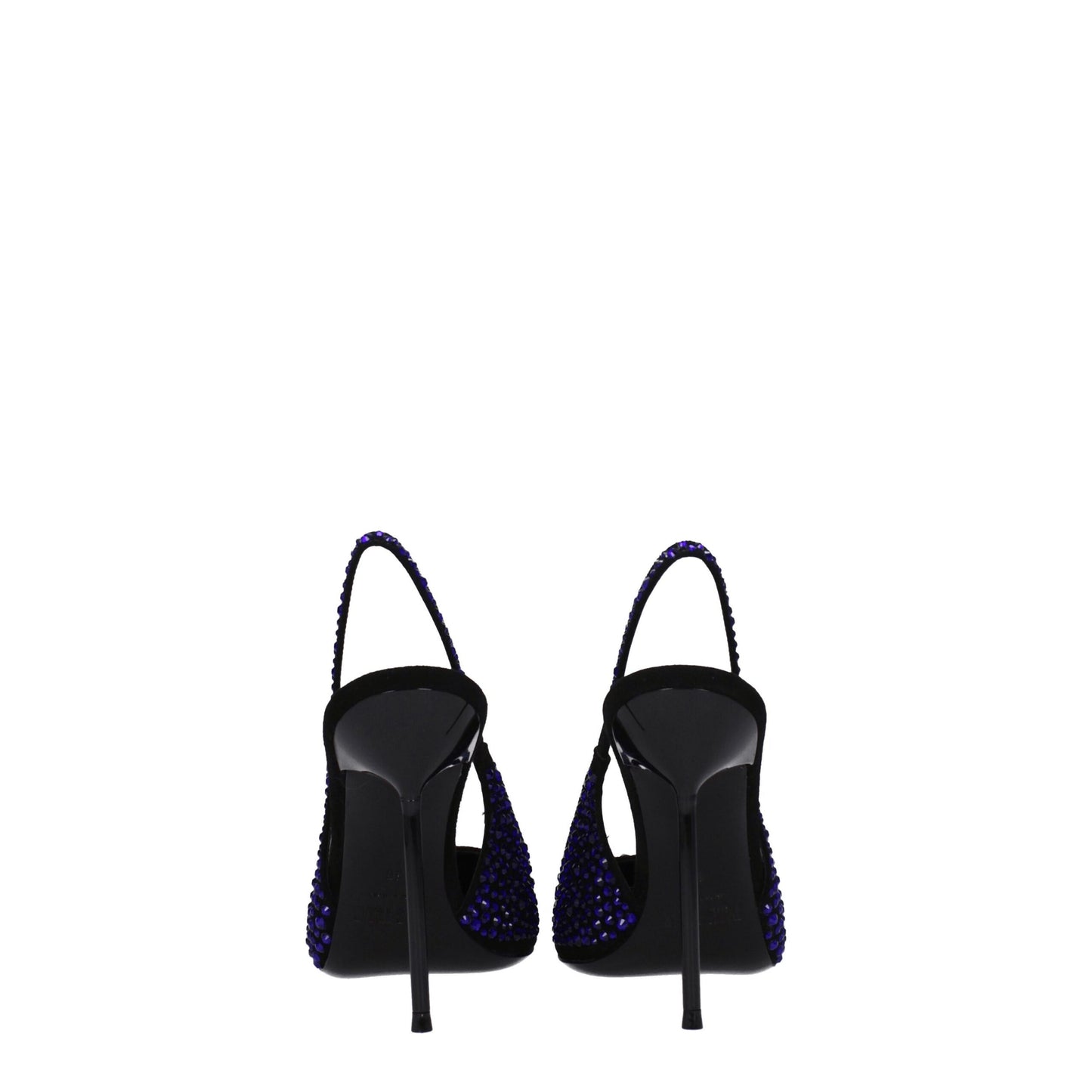 Paris Texas Black Leather Sandal