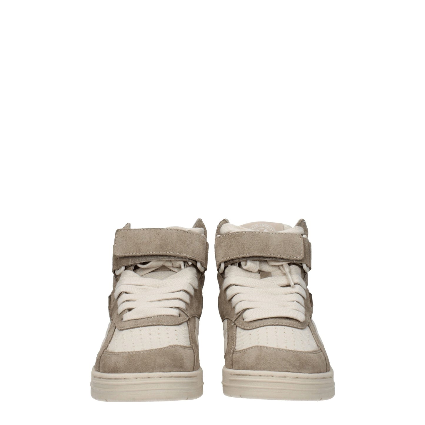 Palm Angels Beige Leather Sneakers