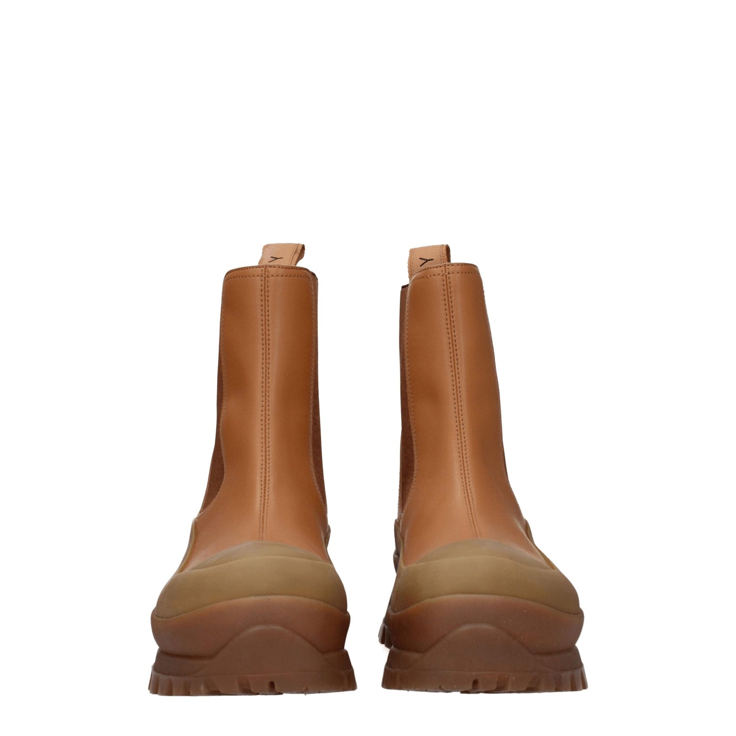 Stella McCartney Brown Leather Ankle