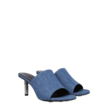 Givenchy Blue Fabric Sandal