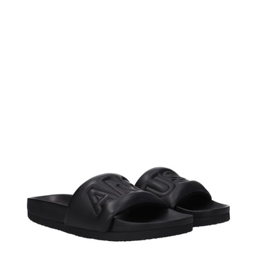 Ambush Black Leather Slipper