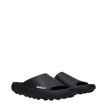 Ambush Black Cotton Slipper