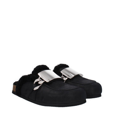 Jw Anderson Black Leather Slipper