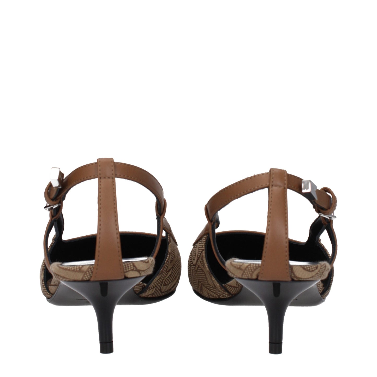 Versace Beige Fabric Sandal