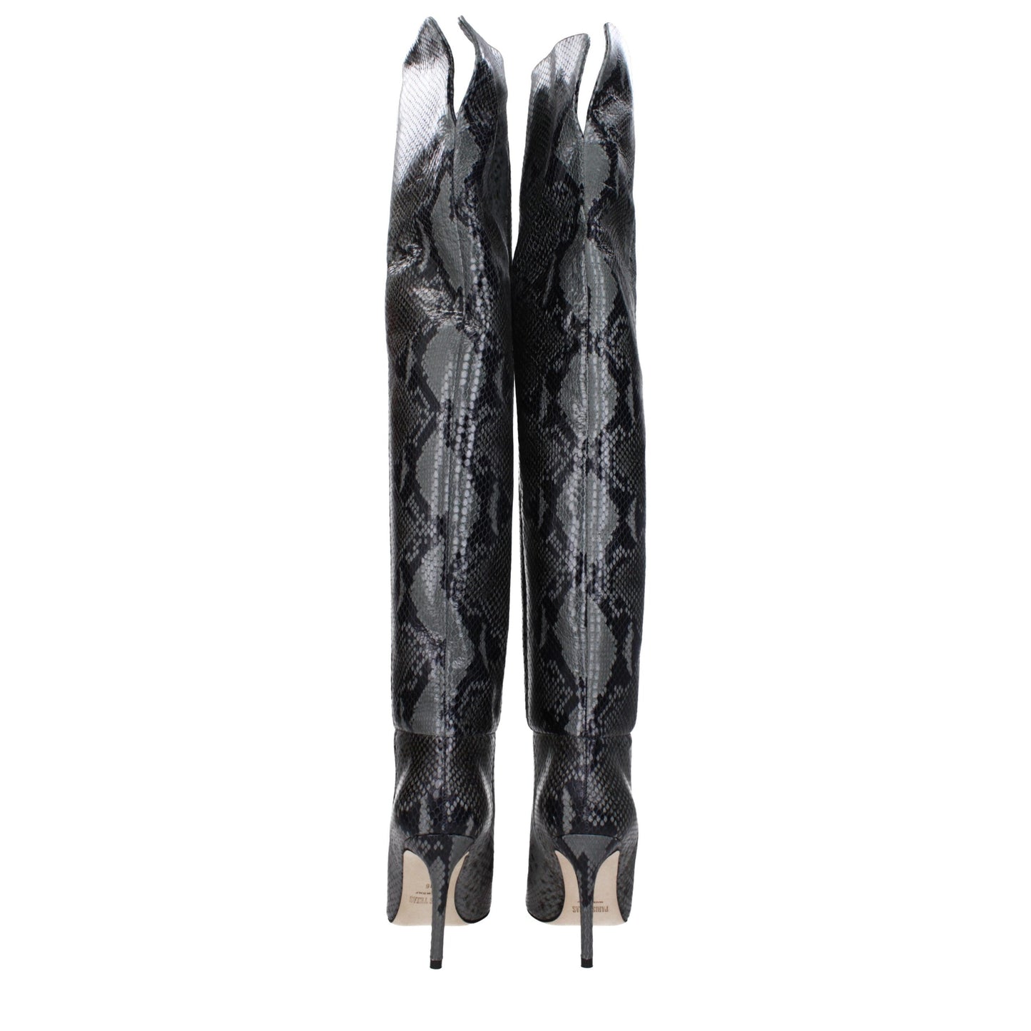 Paris Texas Gray Leather Boot