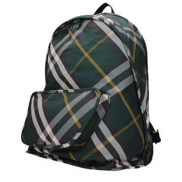 Burberry Green Fabric Backpack