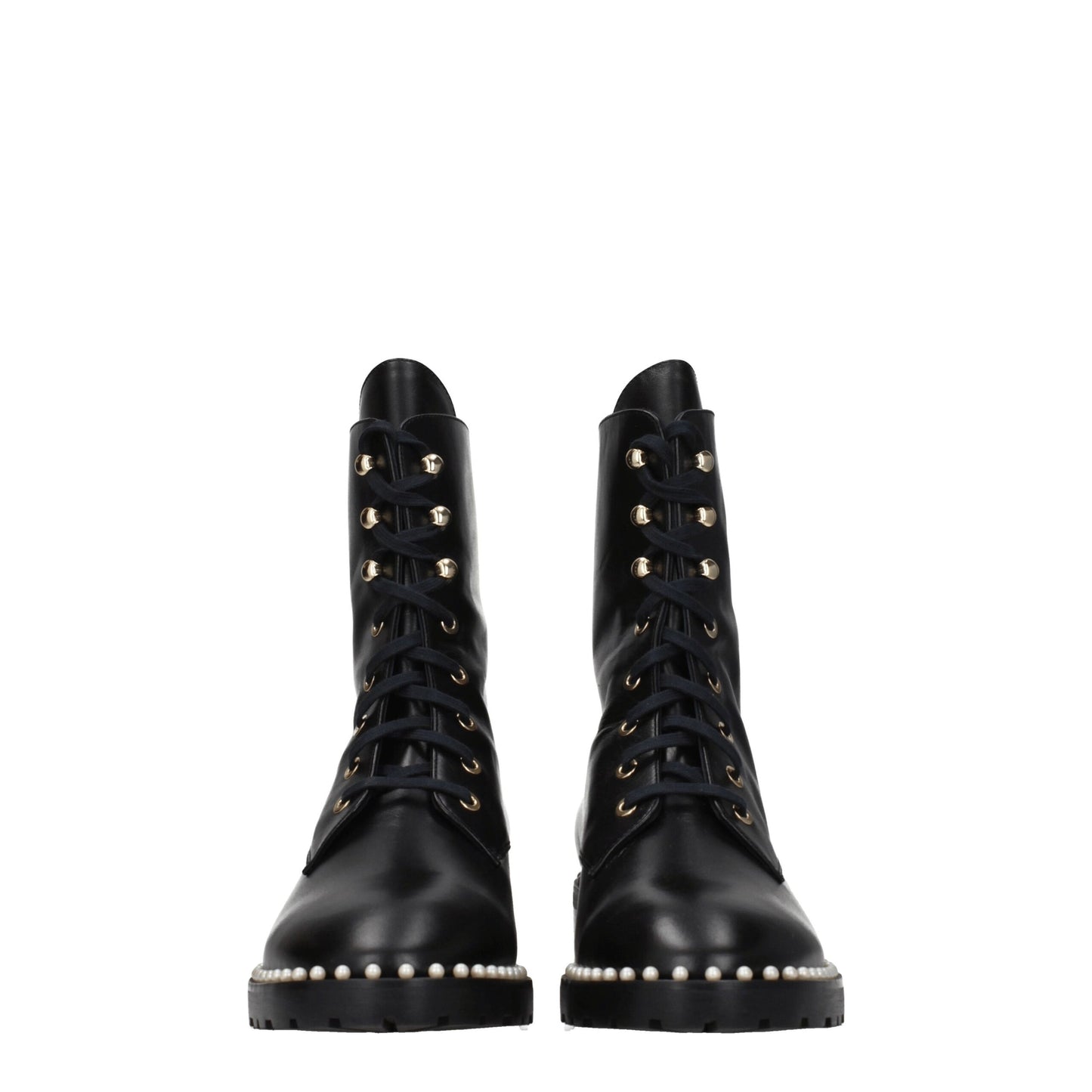 Stuart Weitzman Black Leather Ankle