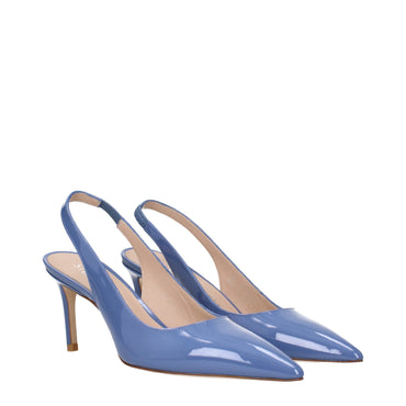 Stuart Weitzman Light Blue Leather Sandal