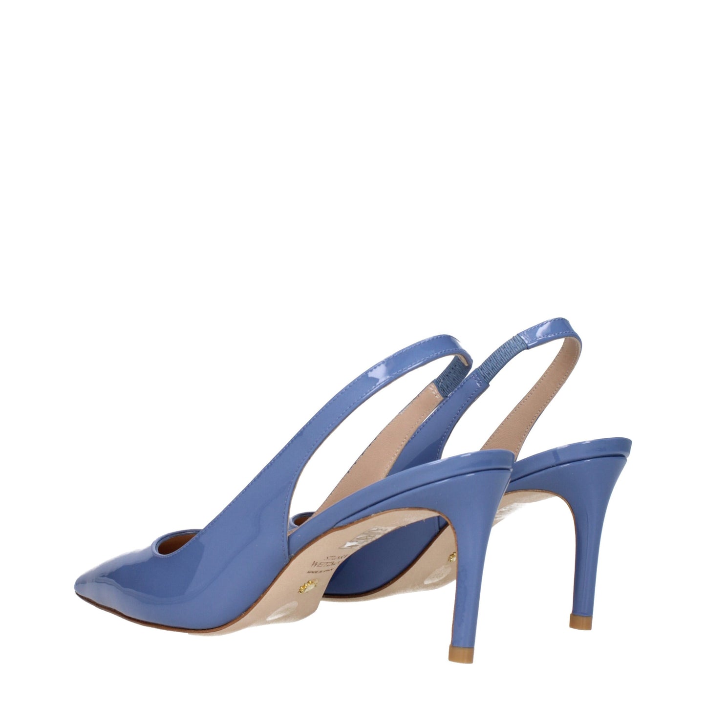 Stuart Weitzman Light Blue Leather Sandal