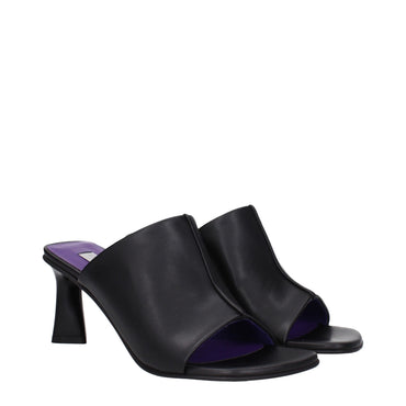 Stella McCartney Black Leather Sandal