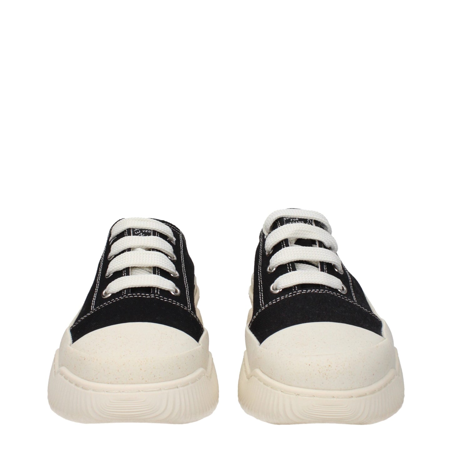 Stella McCartney Black Fabric Sneakers
