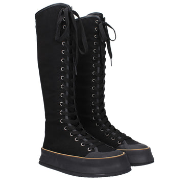 Max Mara Black Fabric Boot
