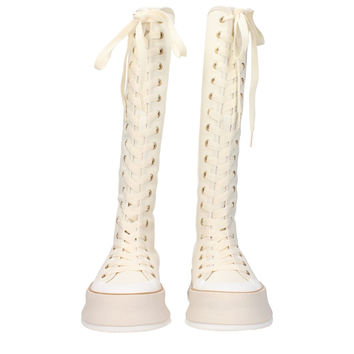Max Mara Beige Fabric Boot