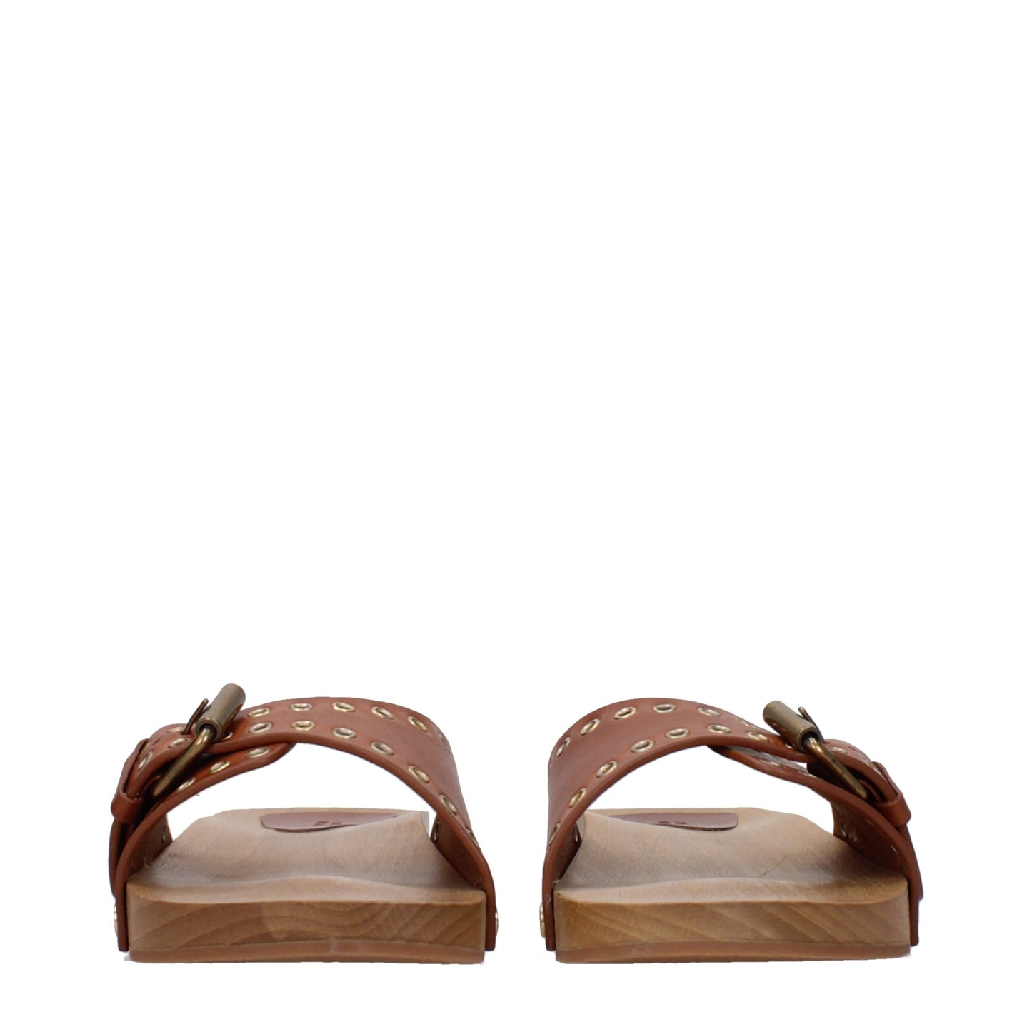 Isabel Marant Brown Leather Slipper