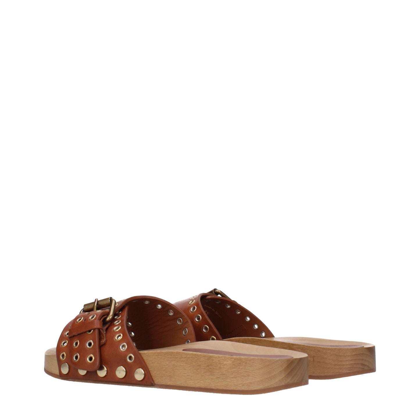 Isabel Marant Brown Leather Slipper