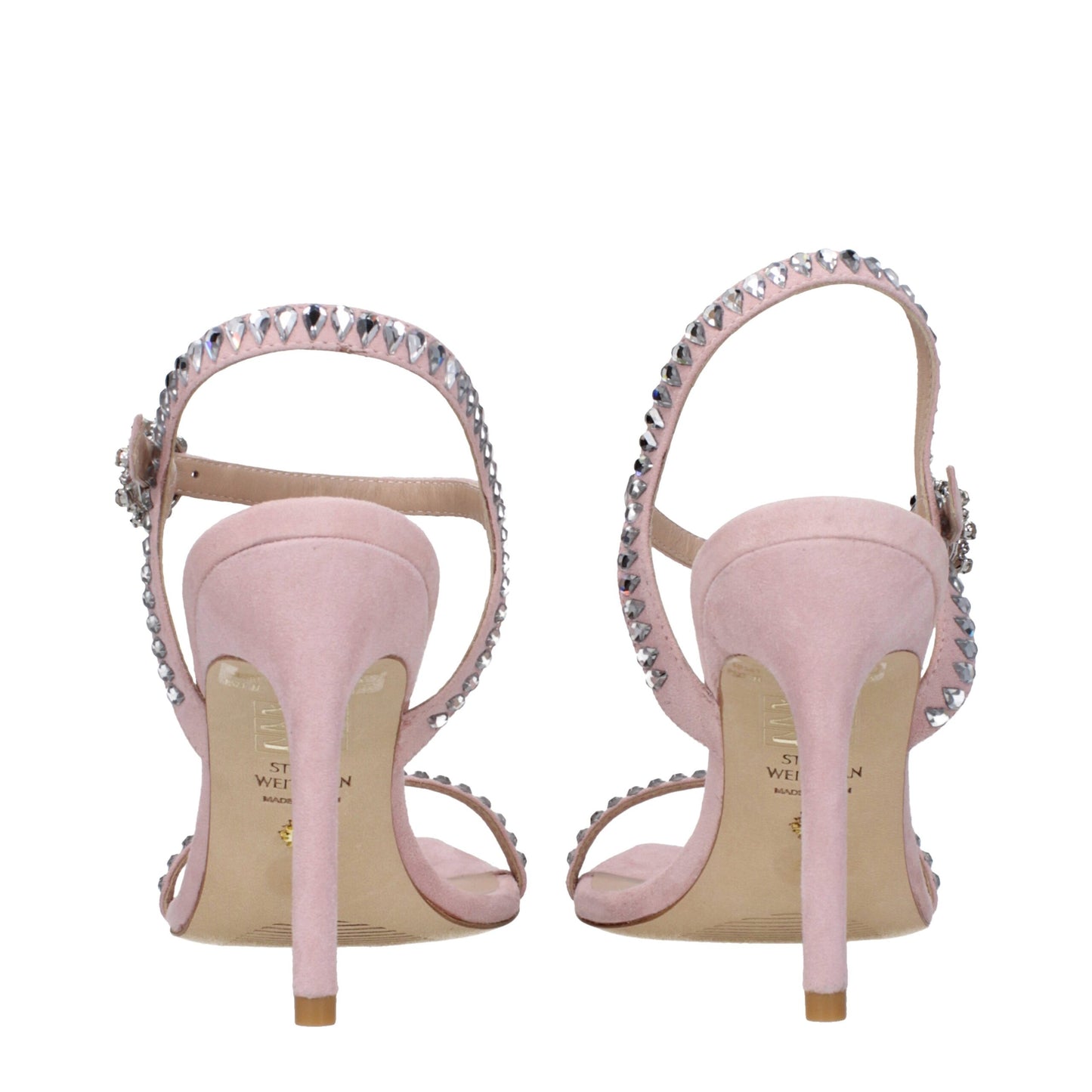 Stuart Weitzman Pink Leather Sandal