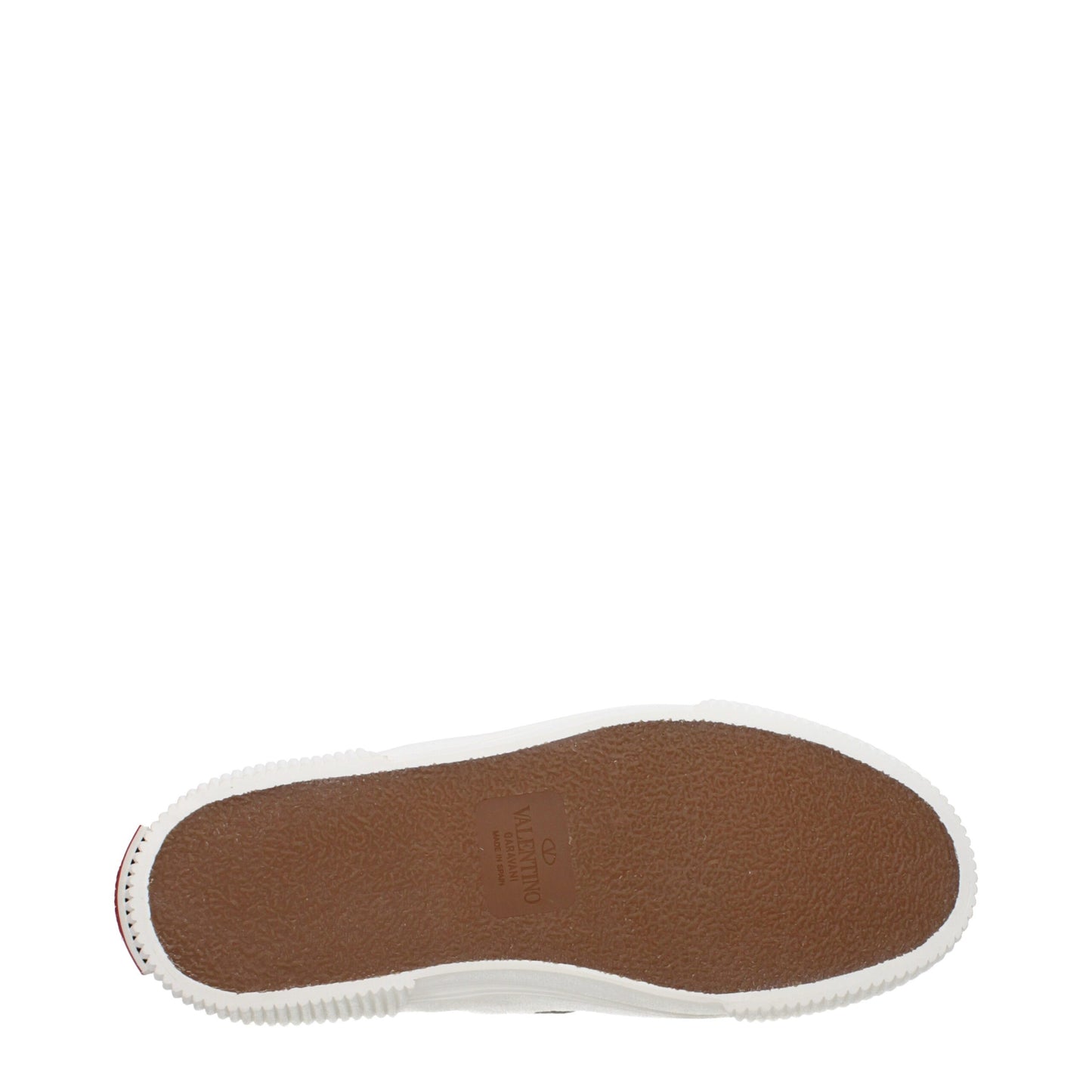 Valentino Garavani White Leather Slip-On Loafer