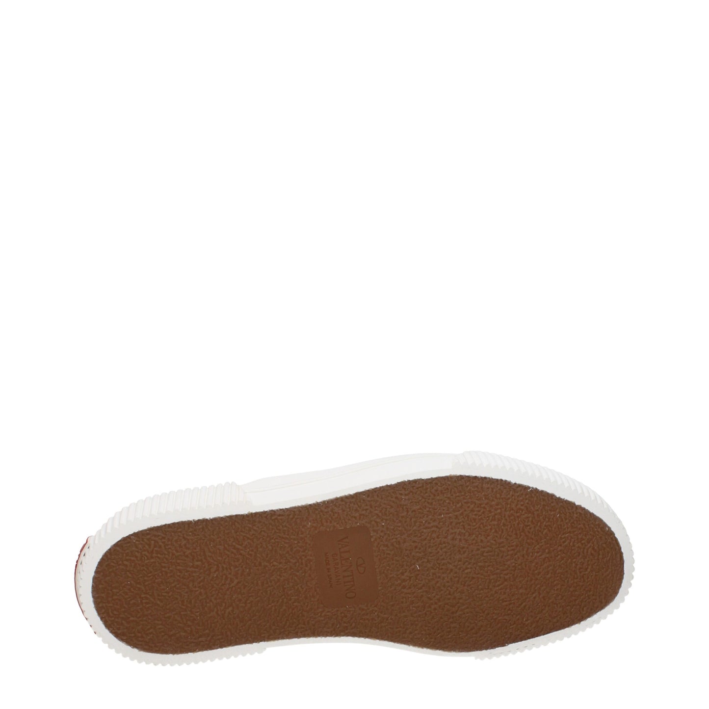 Valentino Garavani Brown Fabric Slip-On Loafer