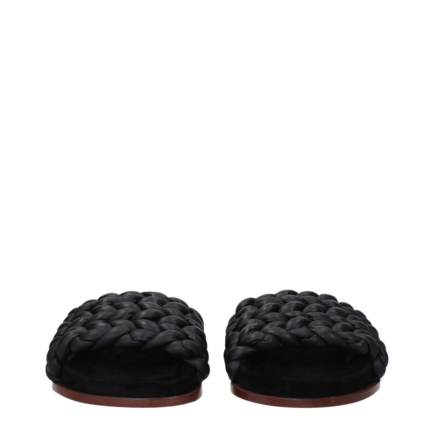 Chloé Black Leather Slipper