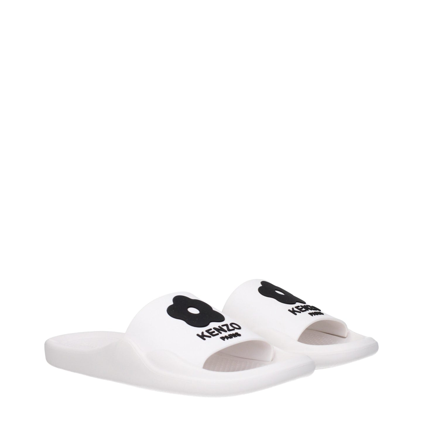 Kenzo White Cotton Slipper