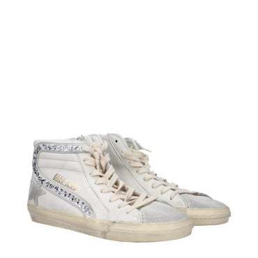 Golden Goose White Leather Sneakers