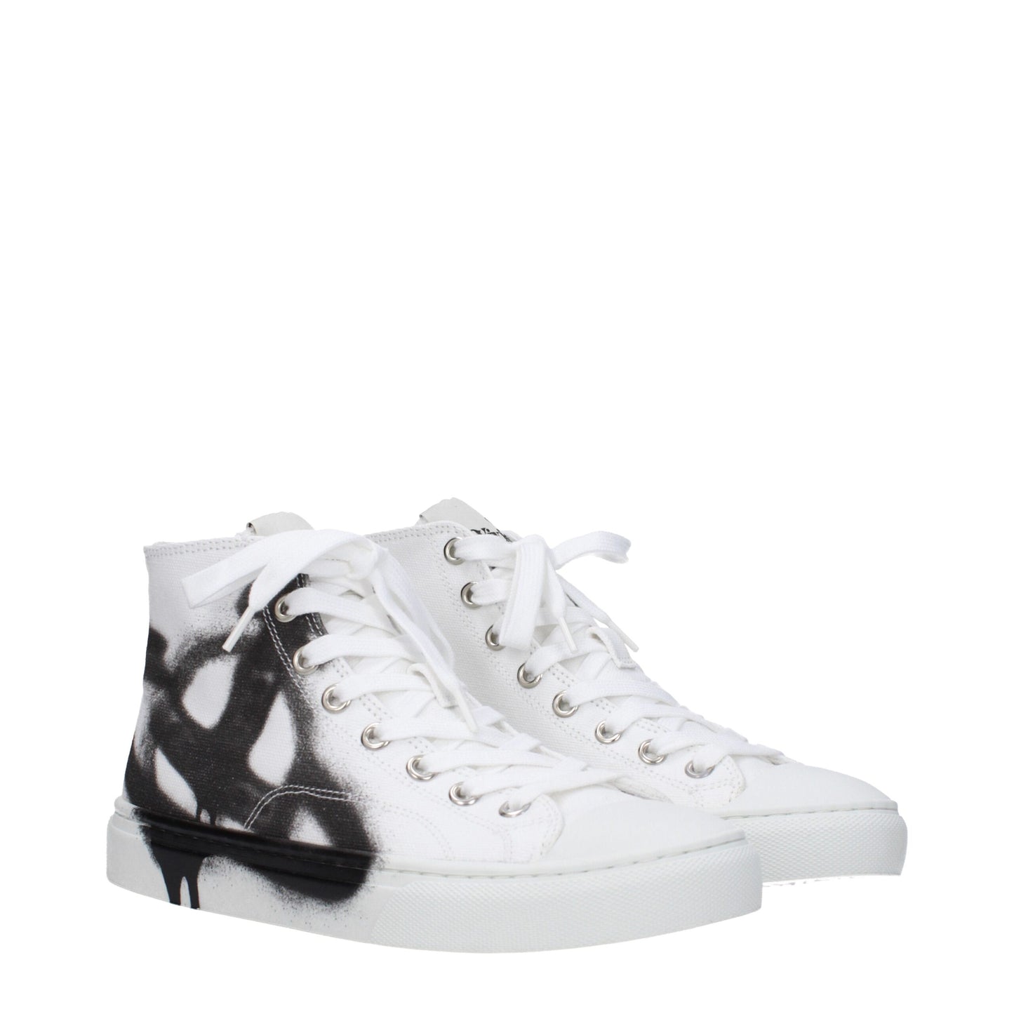 Vivienne Westwood White Fabric Sneakers