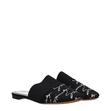 Givenchy Black Satin Slipper
