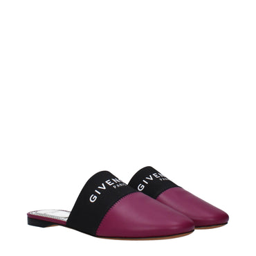 Givenchy Purple Leather Slipper
