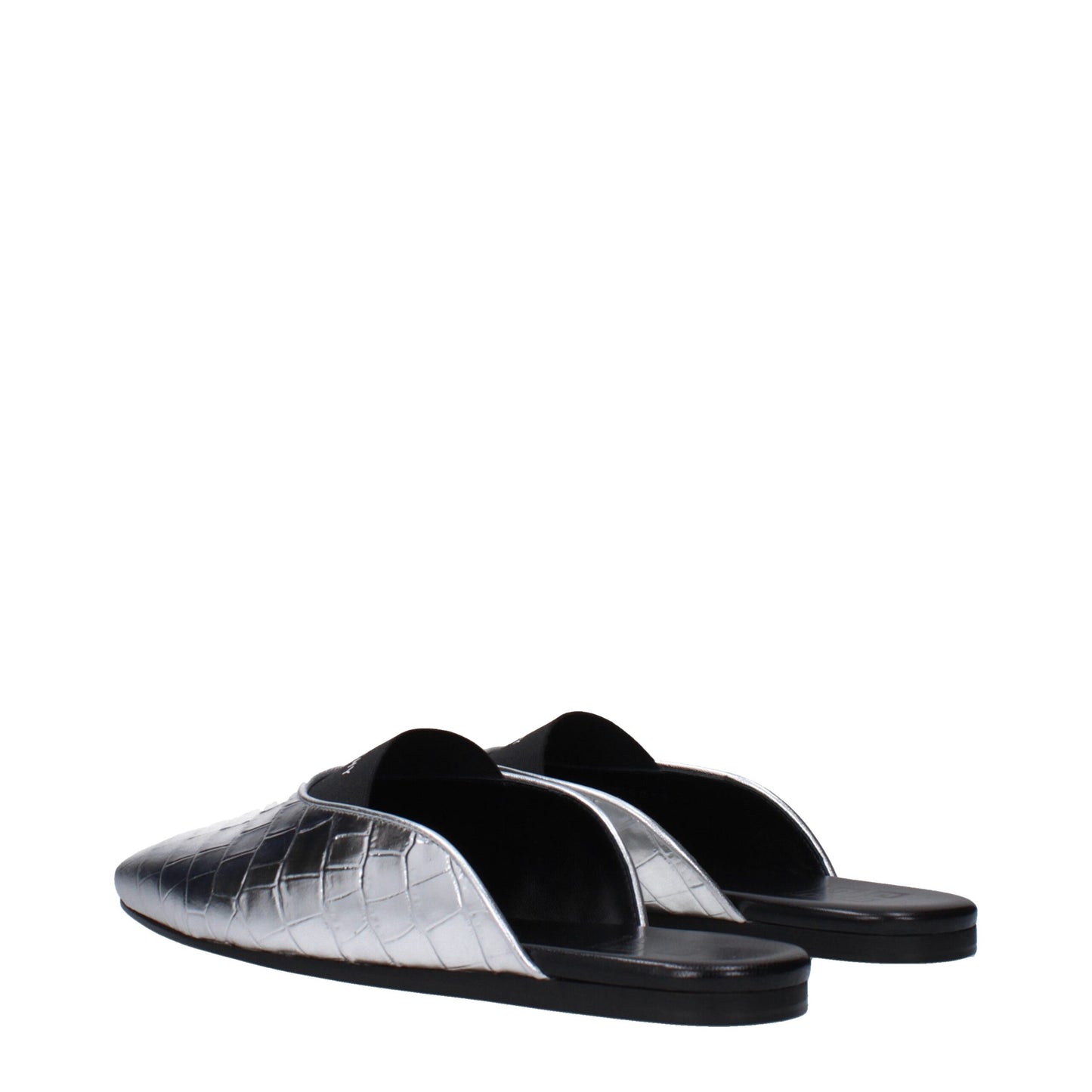 Givenchy Gray Leather Slipper