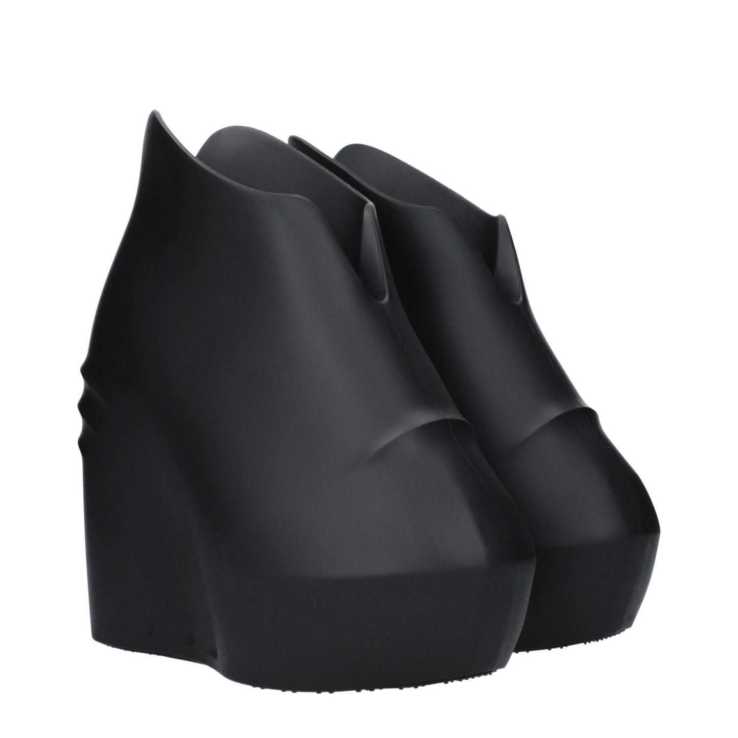 Givenchy Black Cotton Wedge