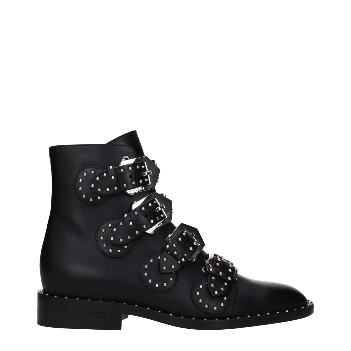 Givenchy Black Leather Ankle