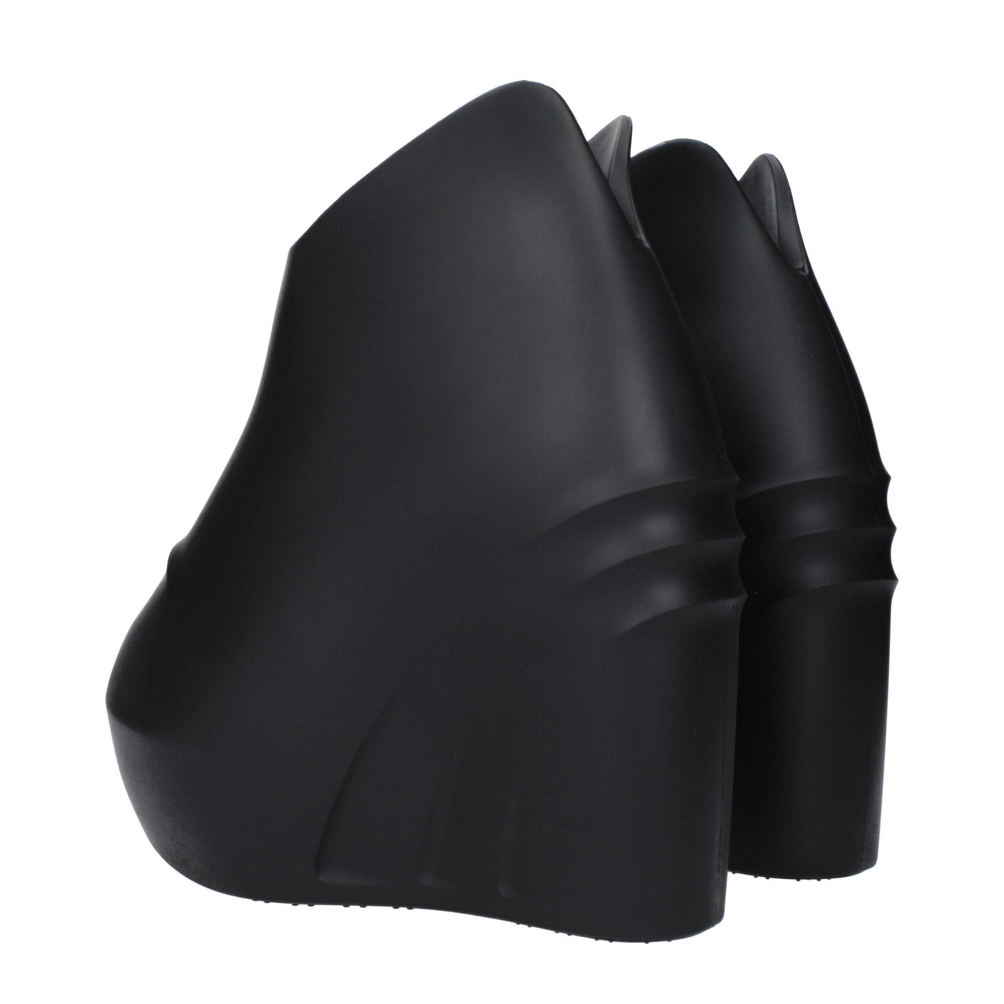 Givenchy Black Cotton Wedge