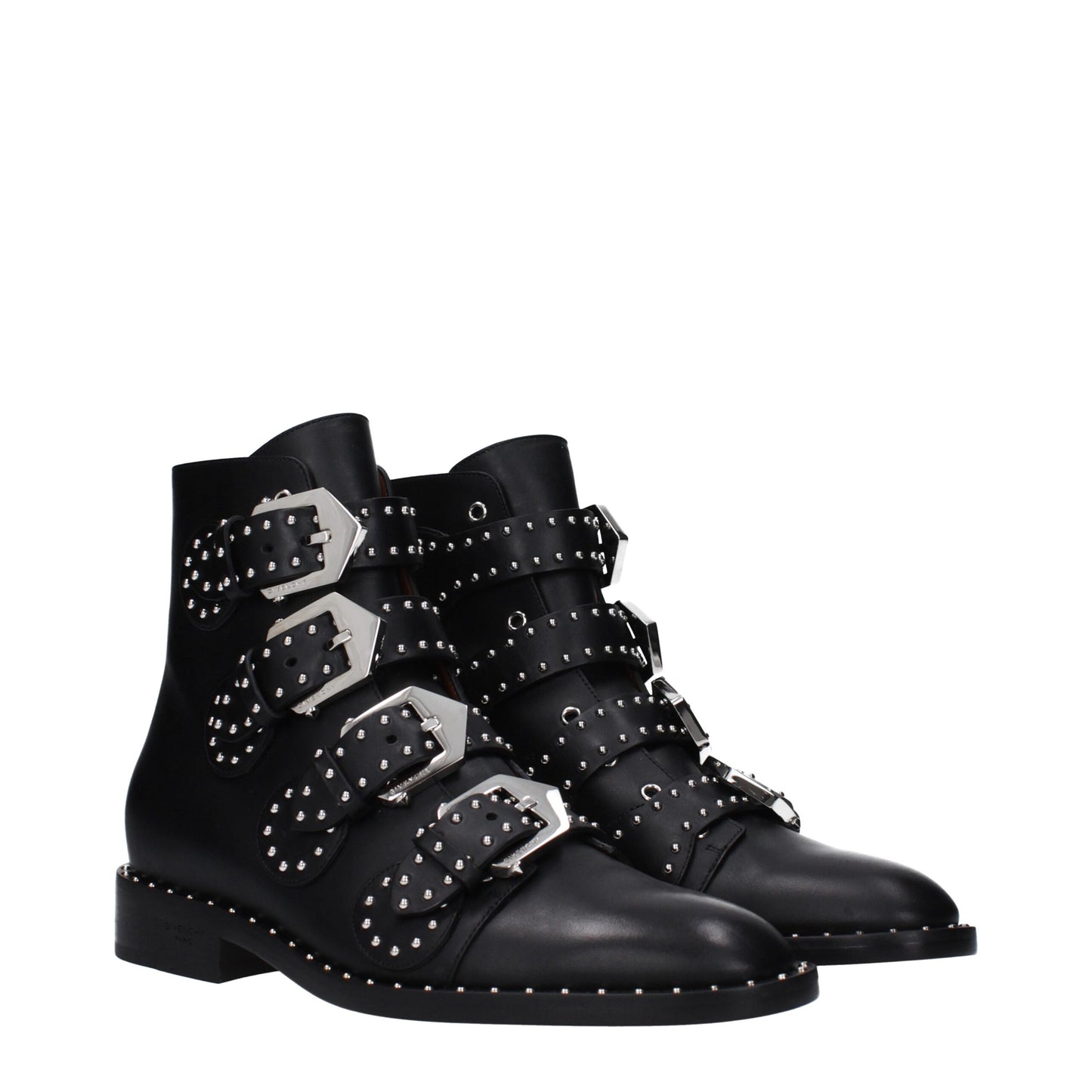 Givenchy Black Leather Ankle
