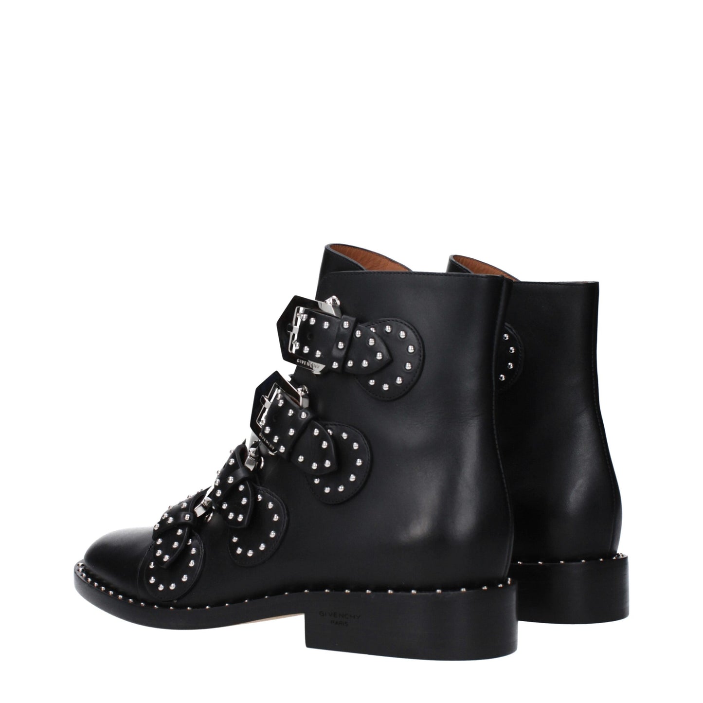 Givenchy Black Leather Ankle