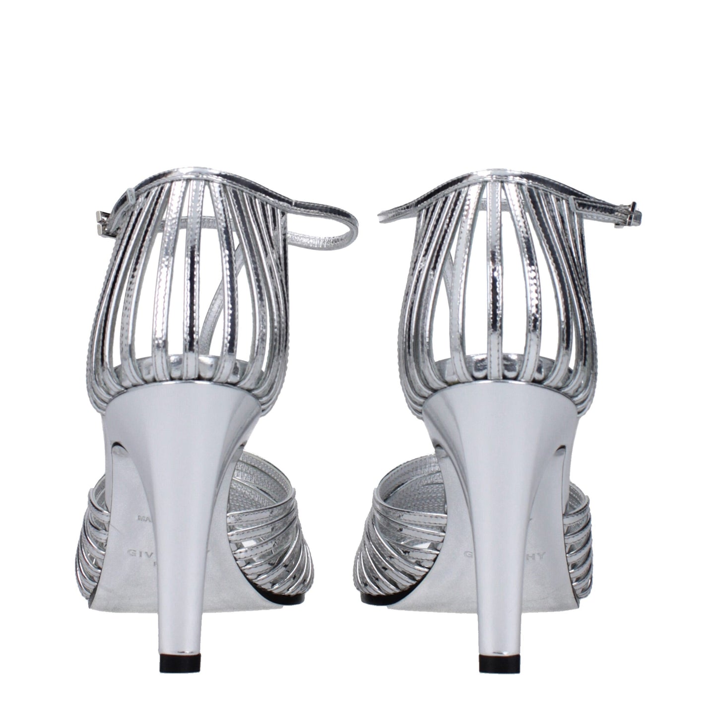 Givenchy Gray Leather Sandal