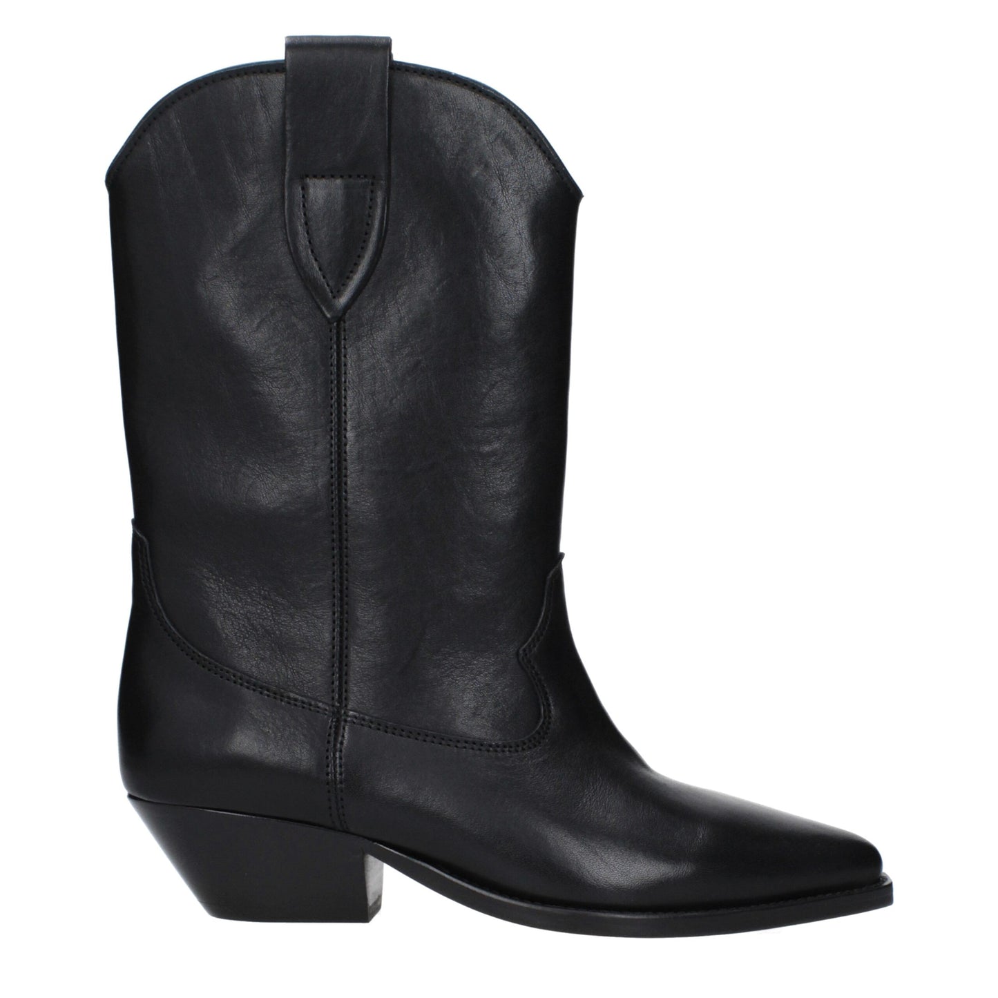 Isabel Marant Black Leather Ankle