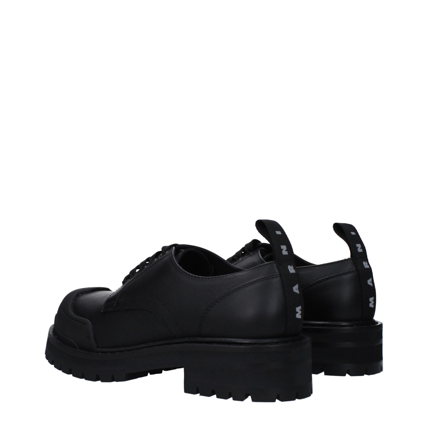 Marni Black Leather Sneakers