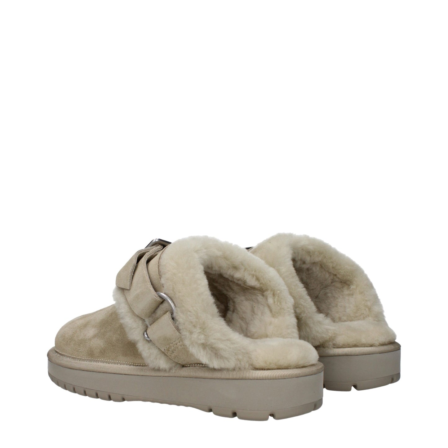 Burberry Green Leather Slipper
