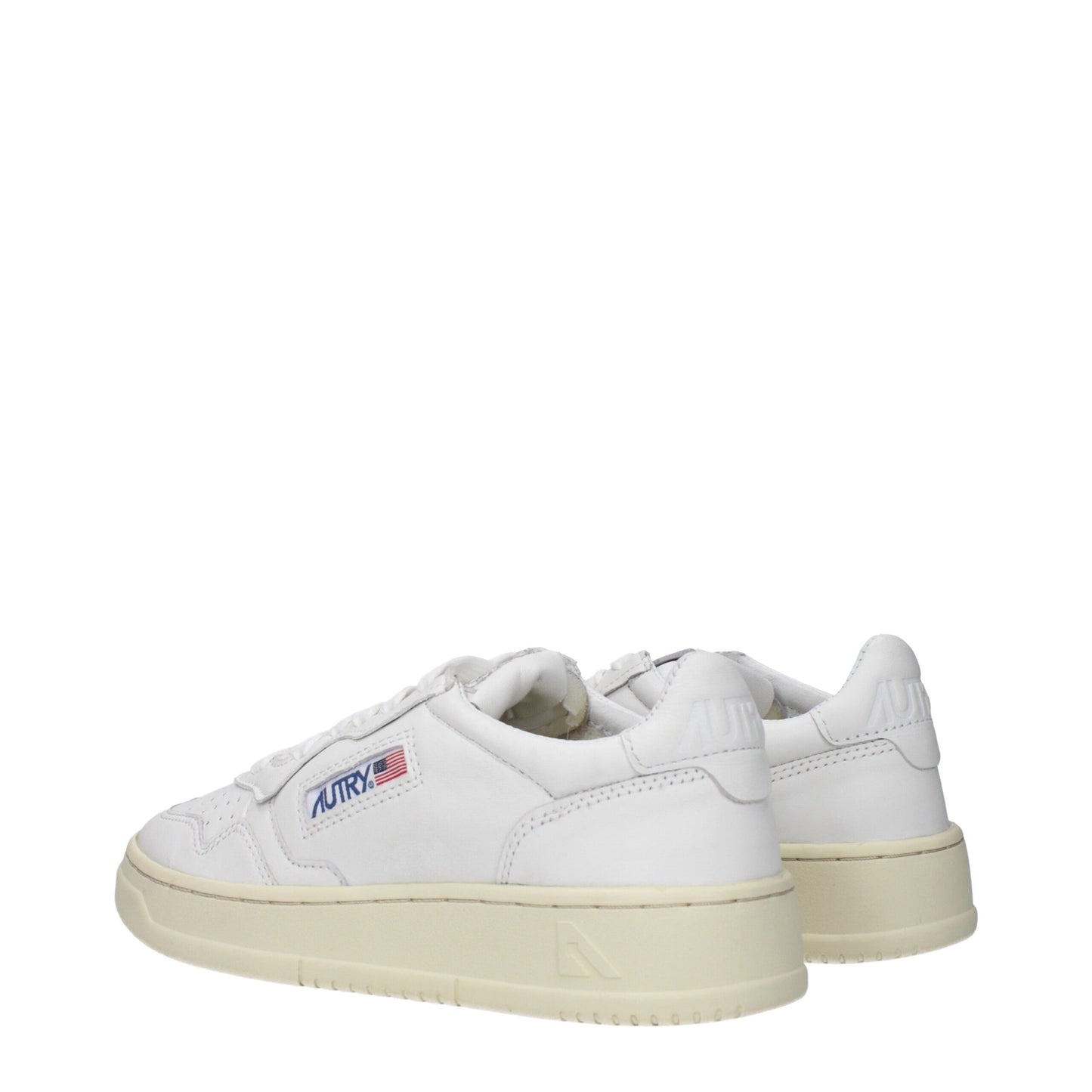 Autry White Leather Sneakers