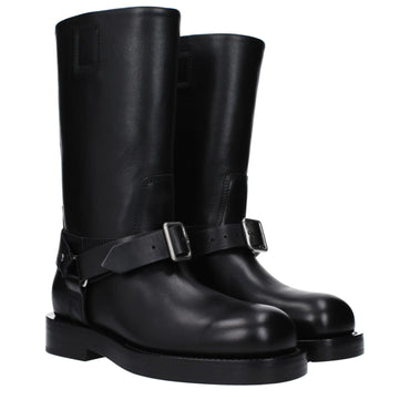 Burberry Black Leather Boot
