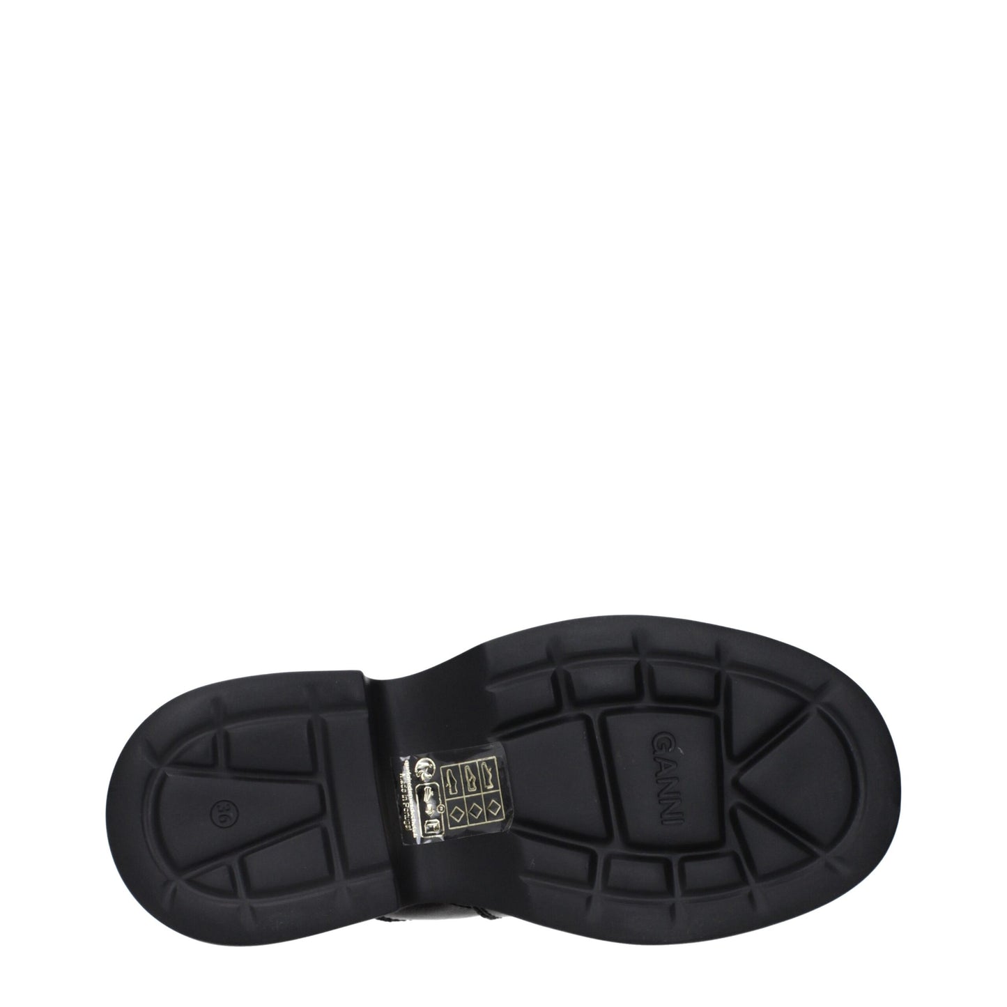 Ganni Black Fabric Slipper