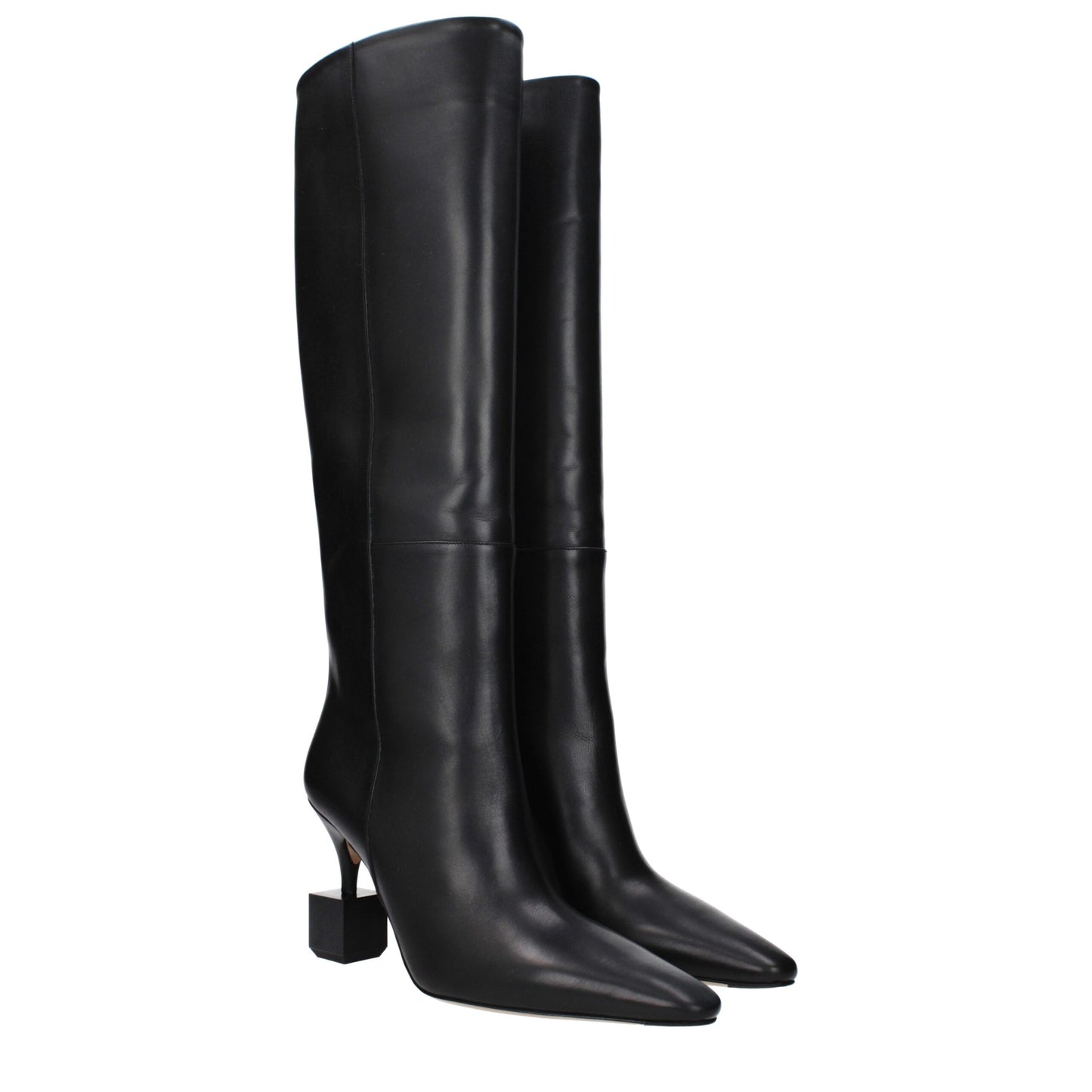 Jacquemus Black Leather Boot