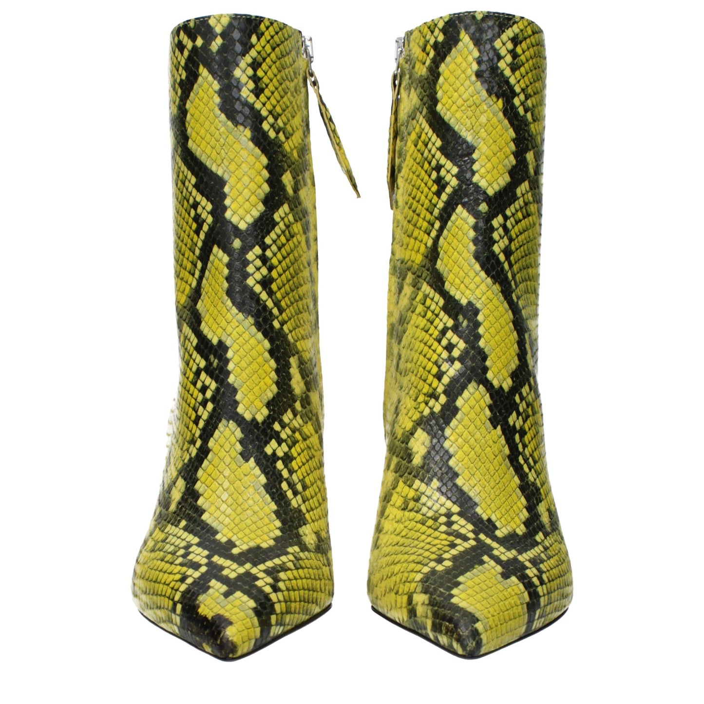 The Attico Yellow Leather Ankle