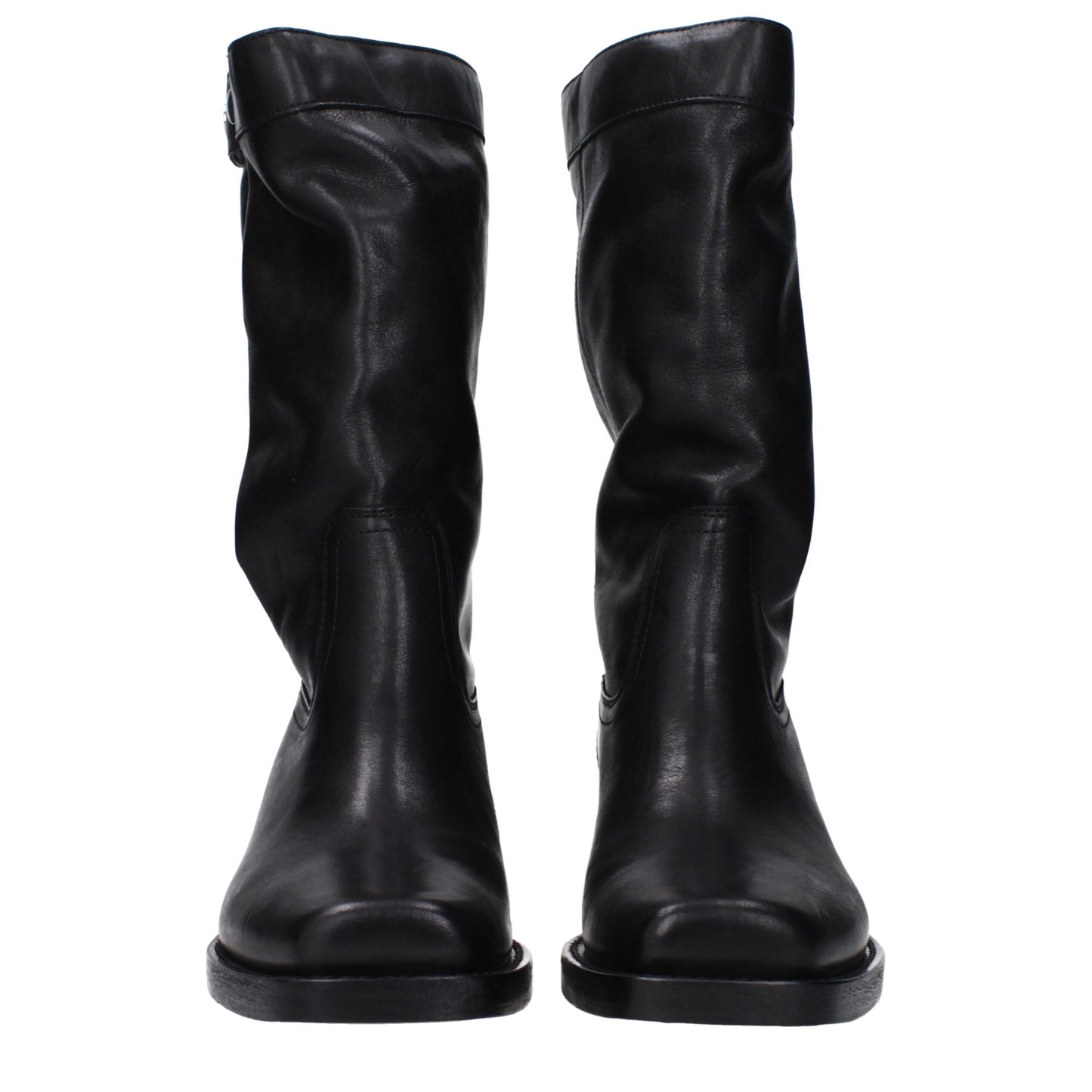 Isabel Marant Black Leather Ankle