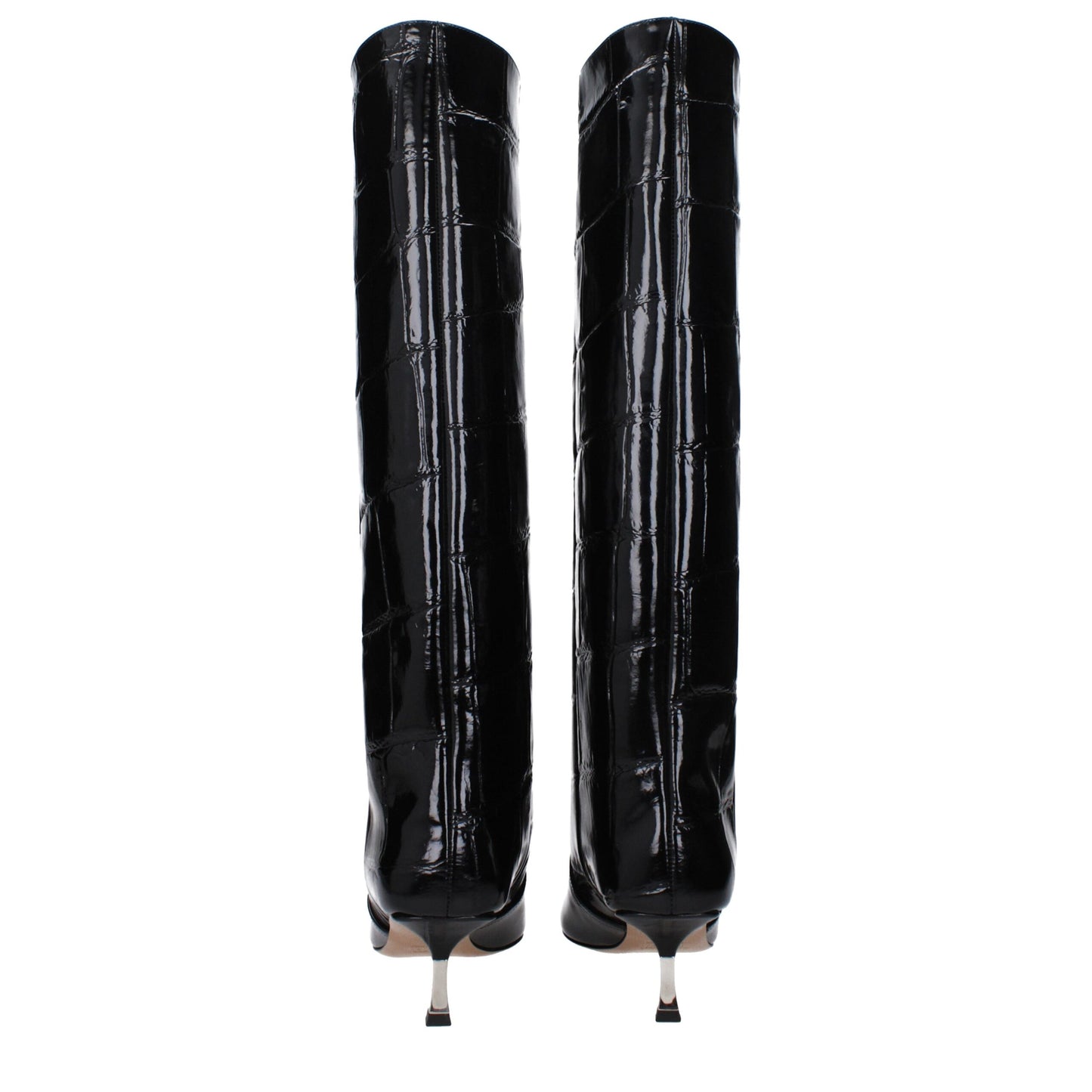 Paris Texas Black Leather Boot