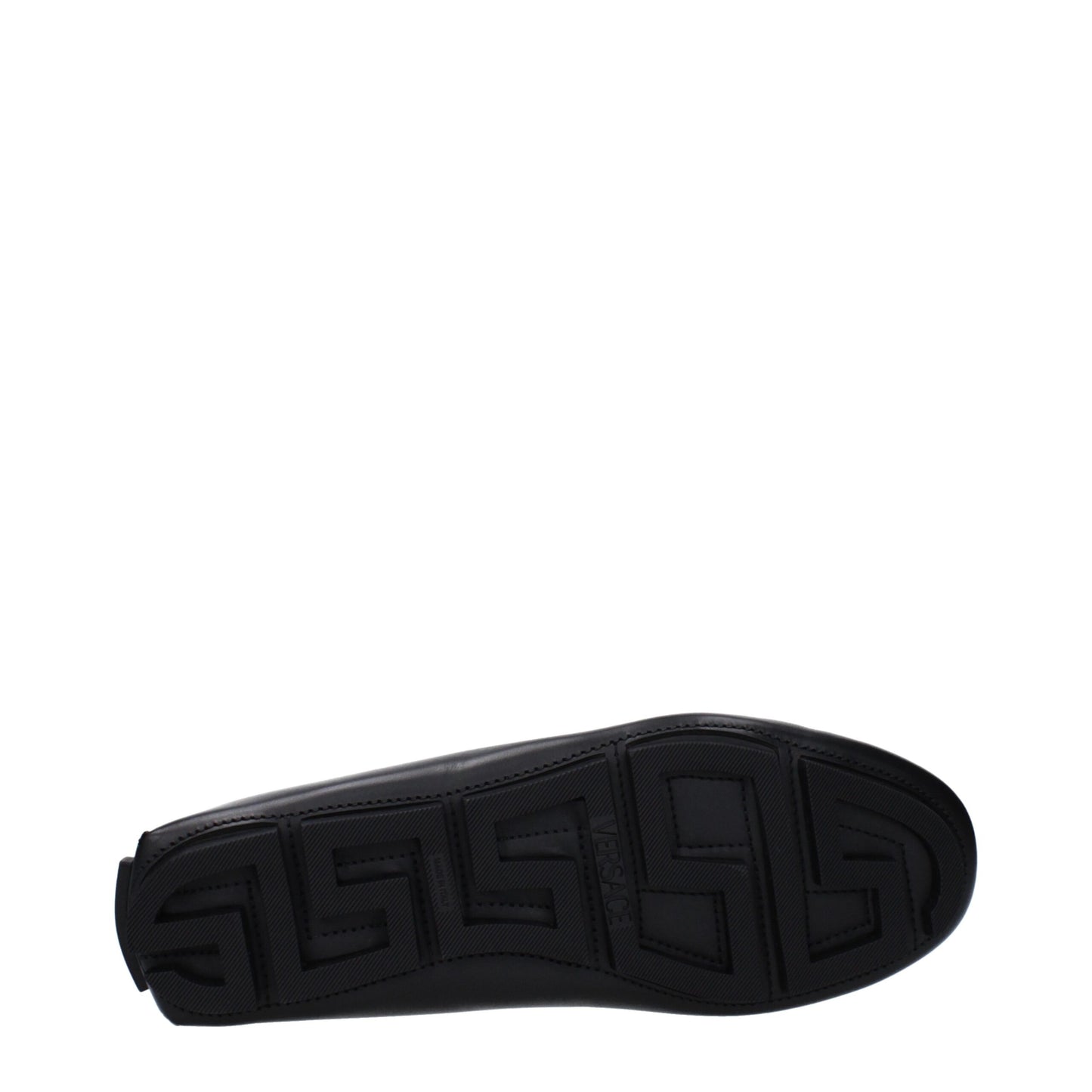 Versace Black Leather Loafer